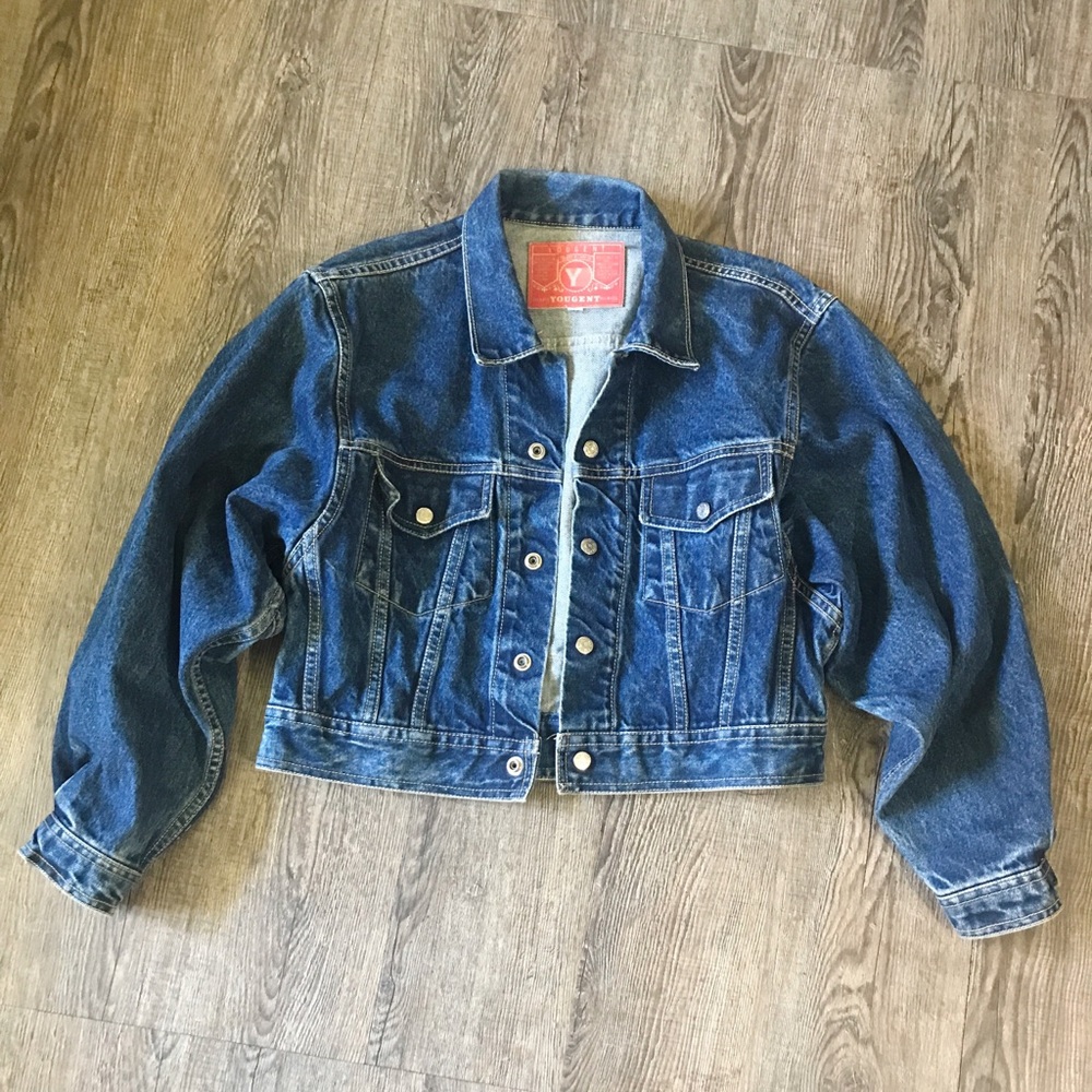 Yougent Classic Demin Classic Women Jacket Size M